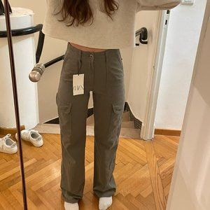 Zara Green and Khaki Cargo Pants